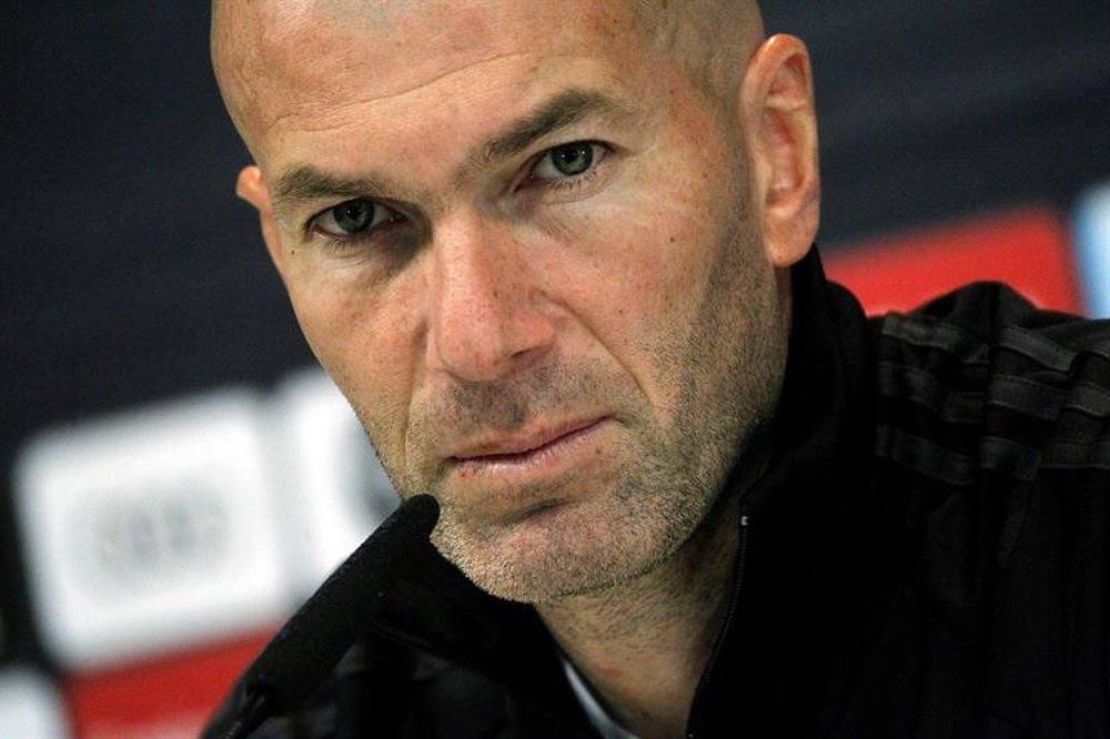 Zidane explique l'écart avec le Barça par un manque de buts. EFE
