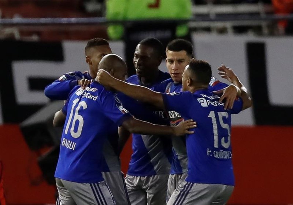 Emelec perdió por 3-1 ante El Nacional. EFE/Archivo