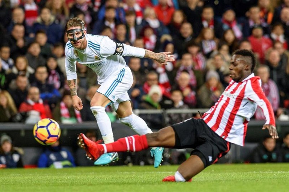 Ramos makes red card history. EFE
