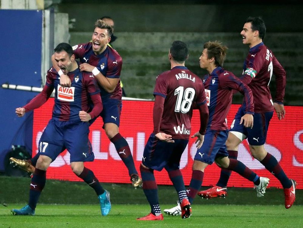 O Eibar ultrapassou o adversário deste domingo na tabela. EFE