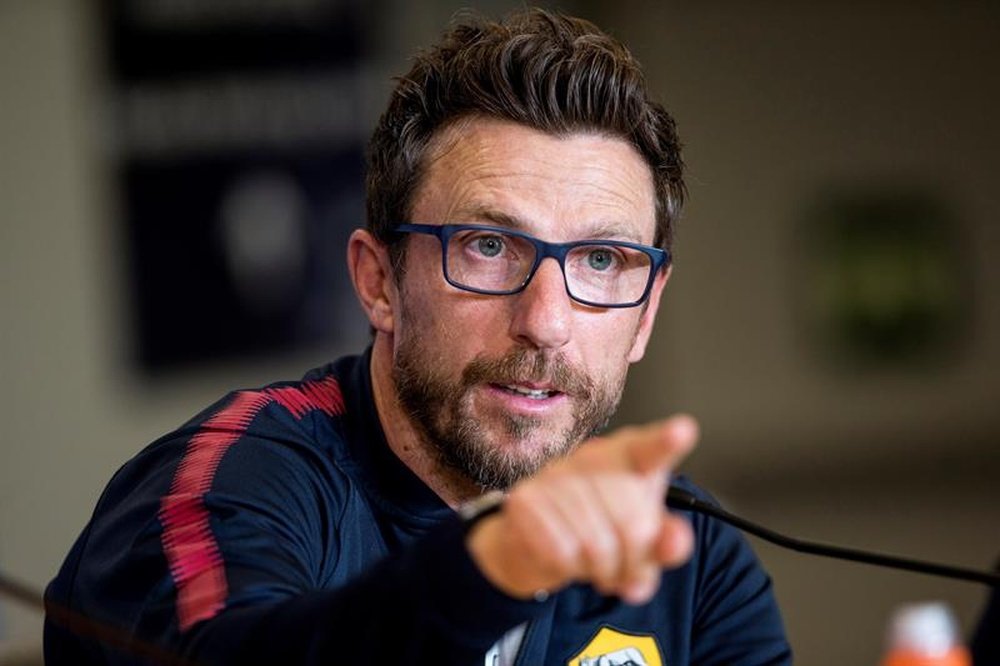 Di Francesco a plaisanté sur un possible transfert de Messi. EFE