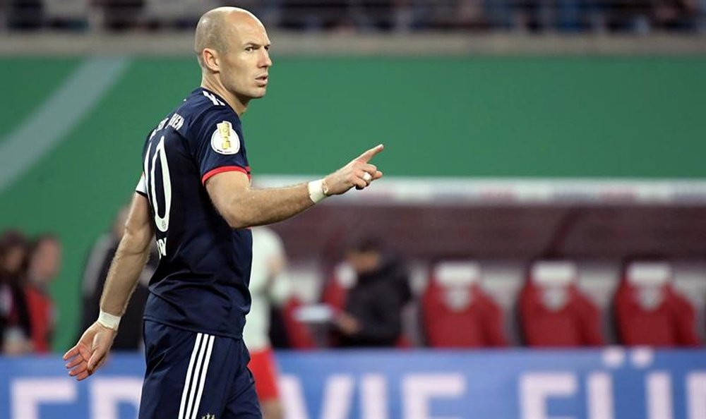 Robben a parlé de son étape au Real Madrid. EFE