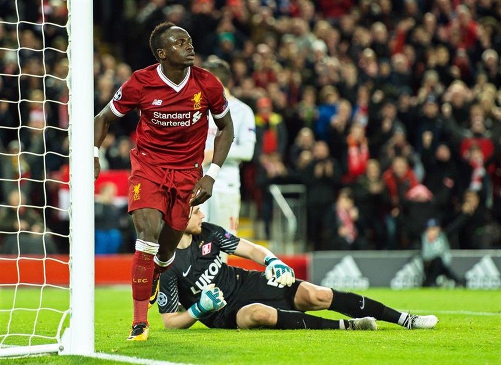 Mané a rendu une copie presque parfaite cette saison avec Liverpool. EFE