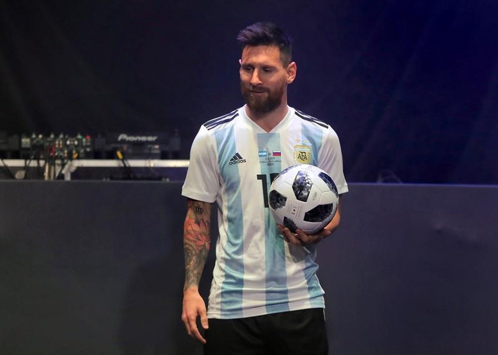 Messi falou sobre a Copa do Mundo. EFE
