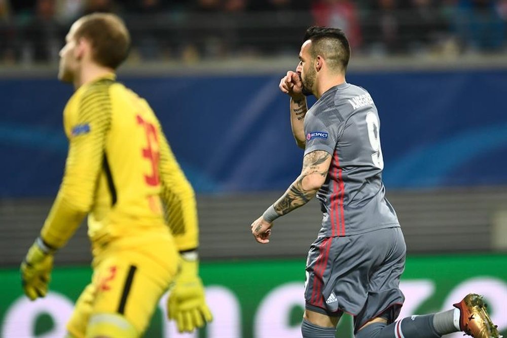 Negredo, feliz en el Besiktas. EFE/Archivo