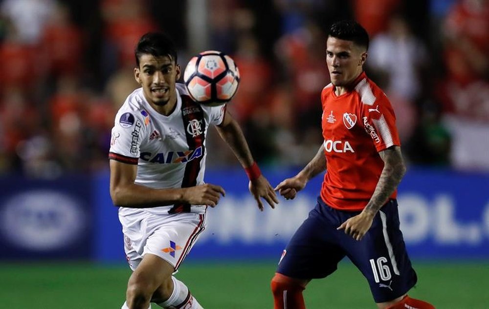 Flamengo buscará ganar la Sudamericana ante Independiente. EFE/Archivo