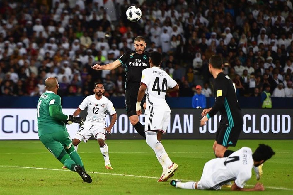 Real Madrid came from behind to beat Al Jazira in the semi-final on Wednesday. EFE