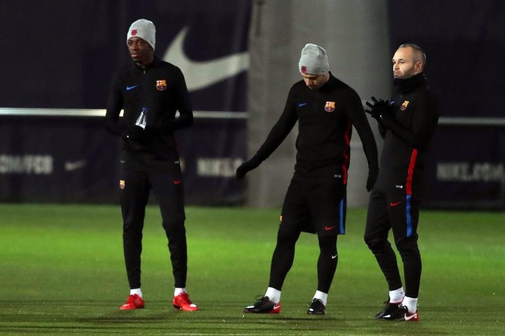 Dembele is edging closer to a return to action. EFE/Archivo