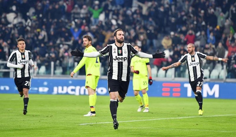 La Juventus veut trôner tout en haut. EFE