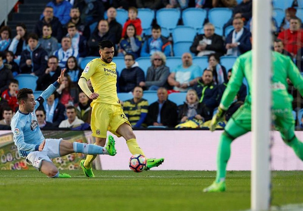 O Villarreal bateu o Celta de Vigo por 0-1. EFE