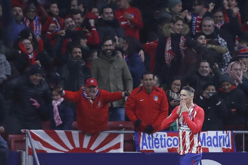 Torres mandó este mensaje a su afición tras anunciar que deja el Atlético. EFE