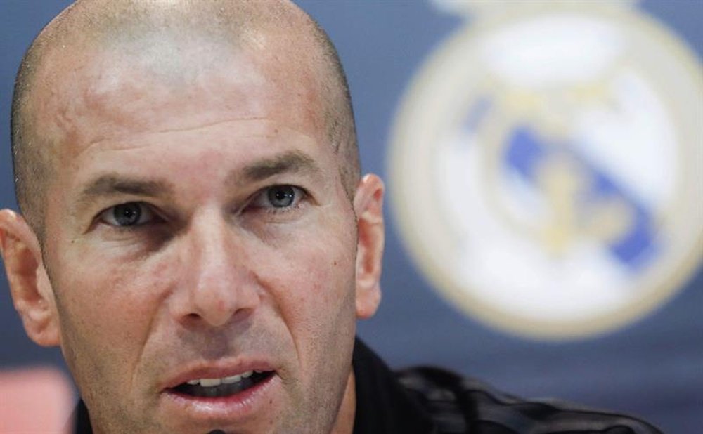 Zidane aseguró que no necesita ningún portero. EFE
