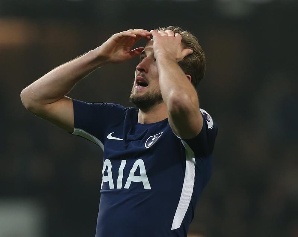 Kane couldn't find the winner as Spurs drew 1-1 with Southampton. EFE/EPA/Archivo
