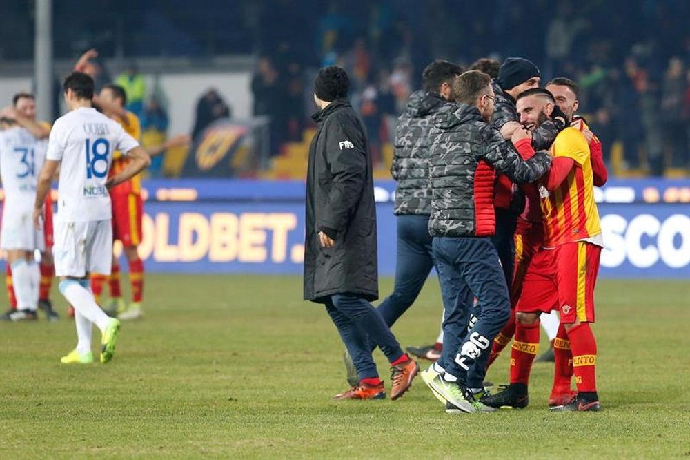 Benevento n'a que 7 points au classement. EFE