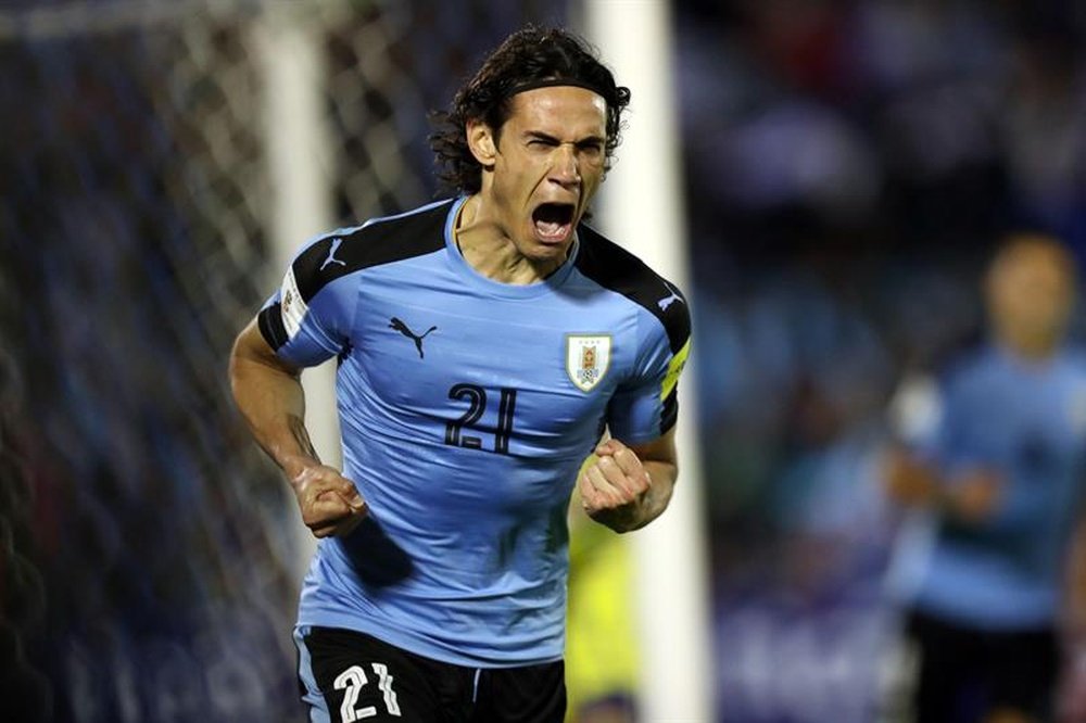 Cavani asegura que el Mundial es el sueño de todos los uruguayos. EFE