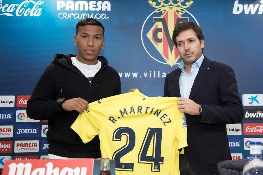 Roger Martínez llegó en enero de este año al Villarreal. EFE