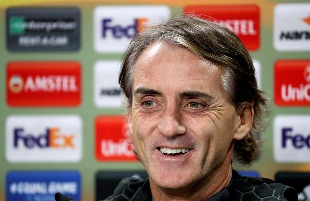 Mancini espera poder ganar un Mundial como seleccionador de Italia. EFE