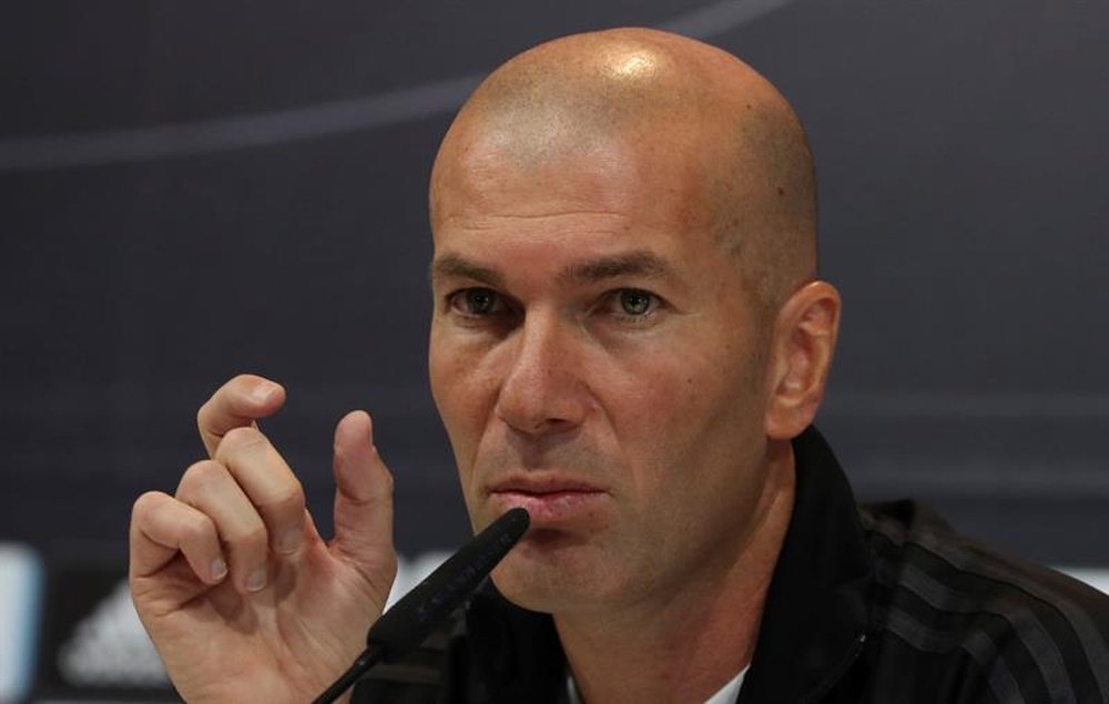 Zidane a partagé son autocritique suite à la débâcle. EFE