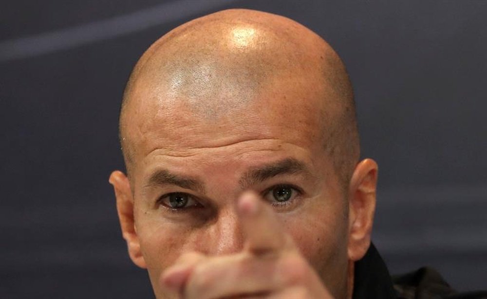 Zidane quiso llevarse a casa la lectura positiva. EFE