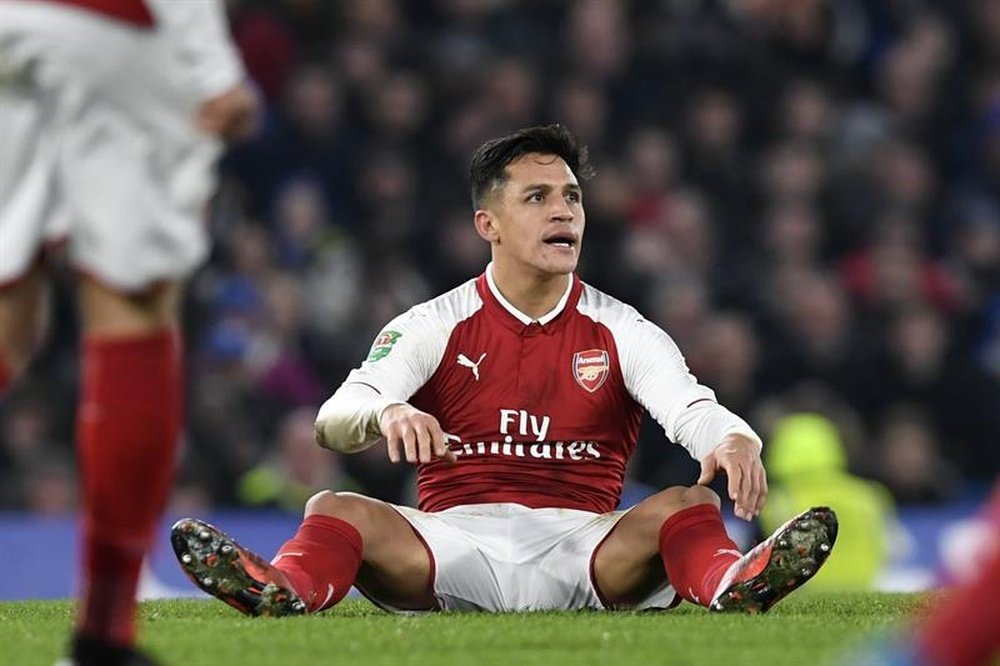 Alexis se despidió del Arsenal. EFE