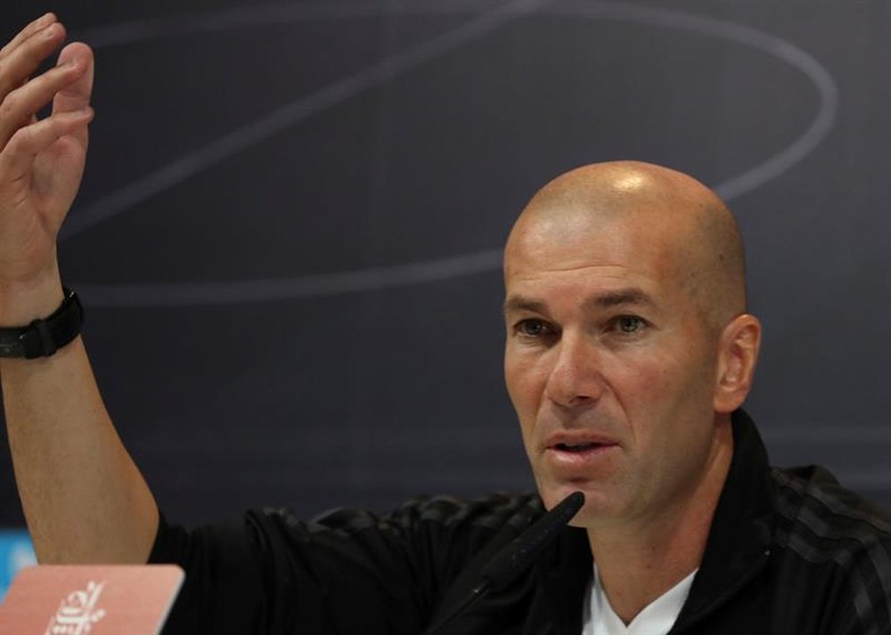 Zidane has issued his side a rallying cry. EFE
