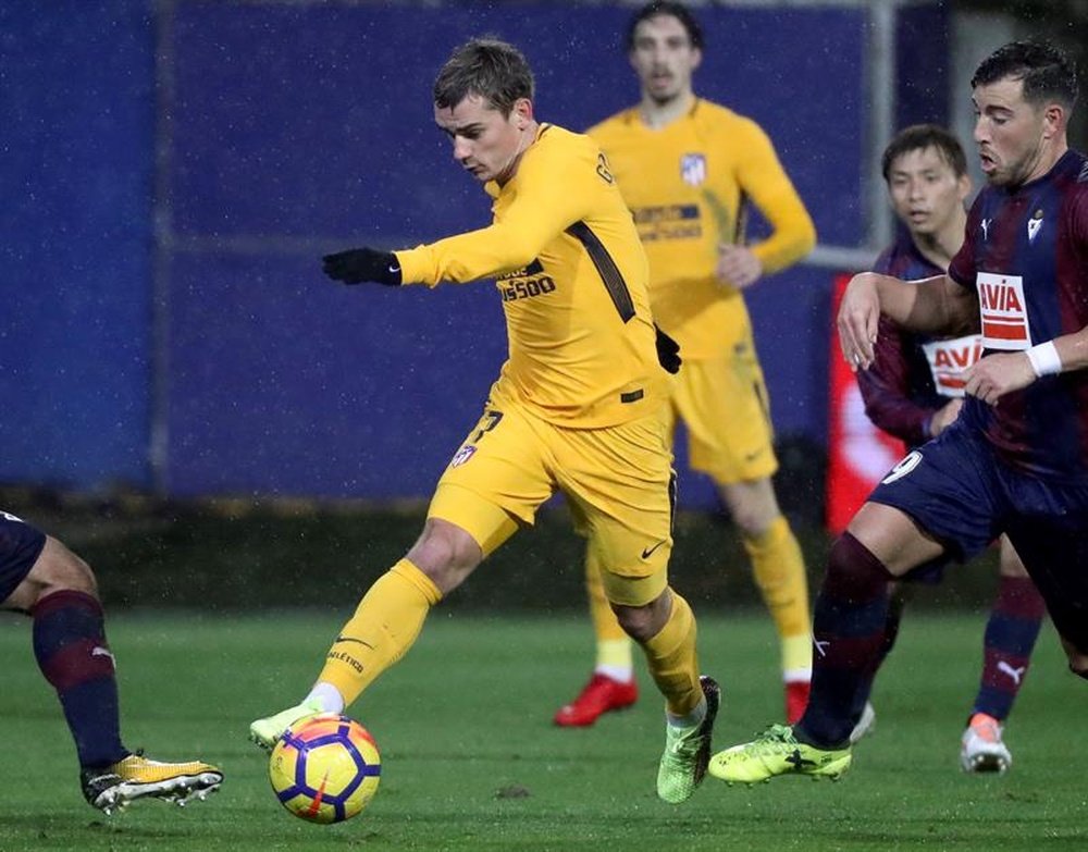 Griezmann could say farewell to Atletico today. EFE