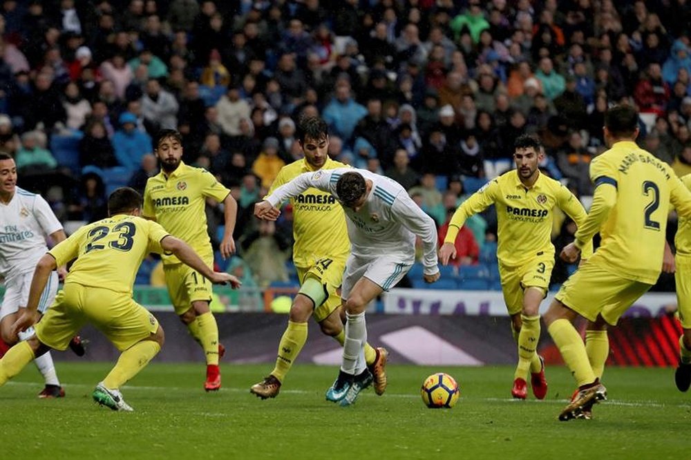 Ronaldo n'aura pas su faire plier la défense des joueurs de Villarreal. EFE