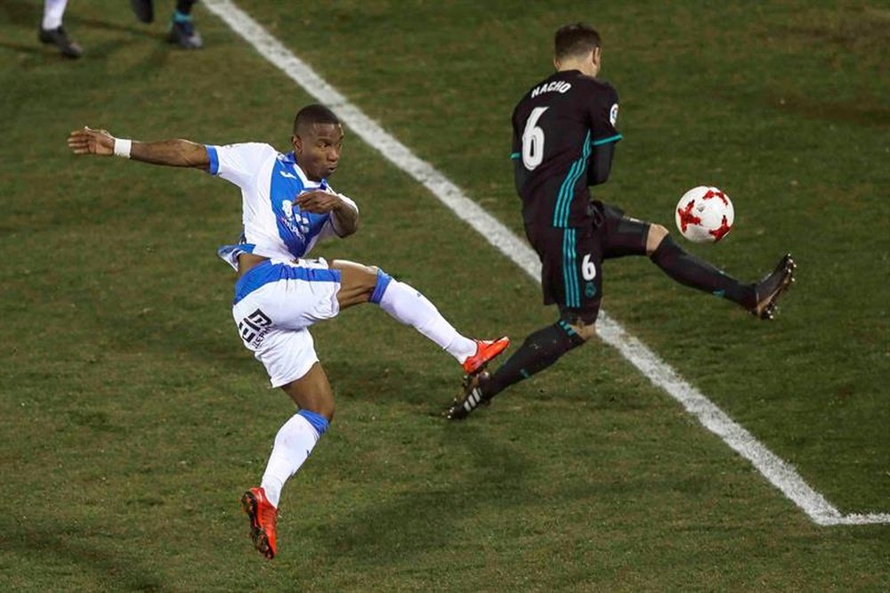 El Leganés terminó cayendo ante el Madrid. EFE