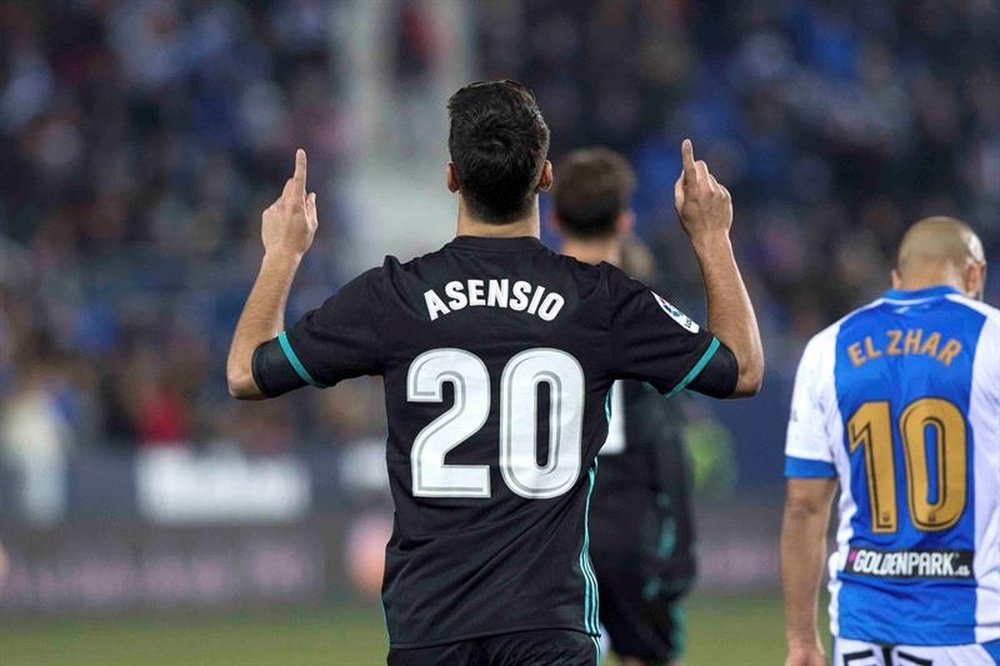 Asensio es el segundo máximo goleador blanco. EFE
