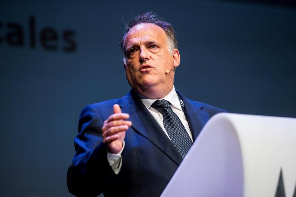 Tebas opinó sobre el VAR. EFE/Archivo
