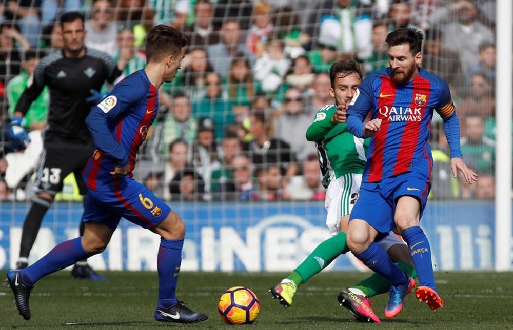 Denis Suarez, out of contention in the league. EFE