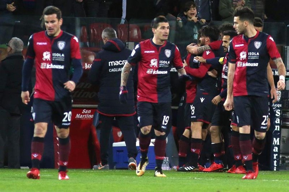 El Atlético y el Cagliari se verán las caras en agosto. EFE/EPA