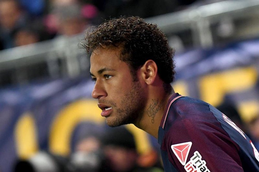 Neymar no estará ante el Guingamp. EFE