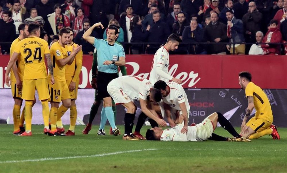 El Sevilla ha sabido maximizar al máximo los errores del rival. EFE
