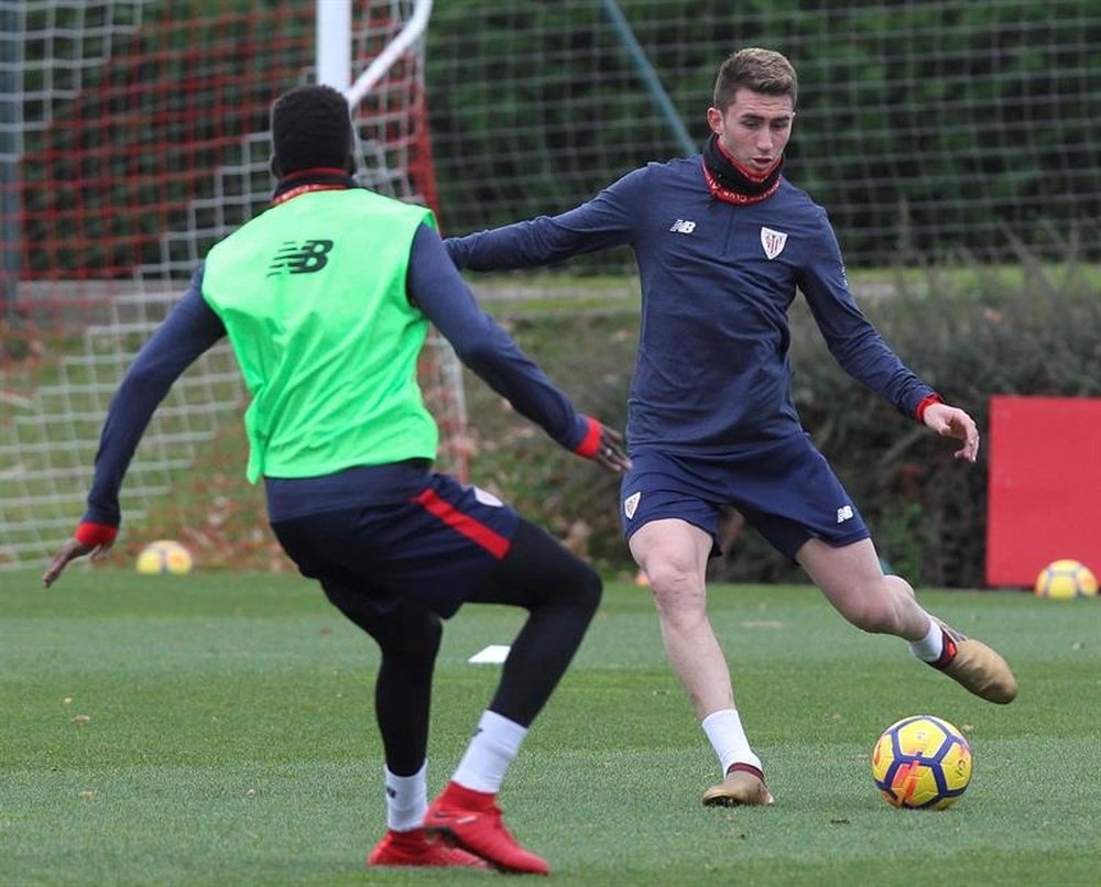 Laporte said his goodbyes on Athletic Bilbao's official Twitter account. EFE/Archivo