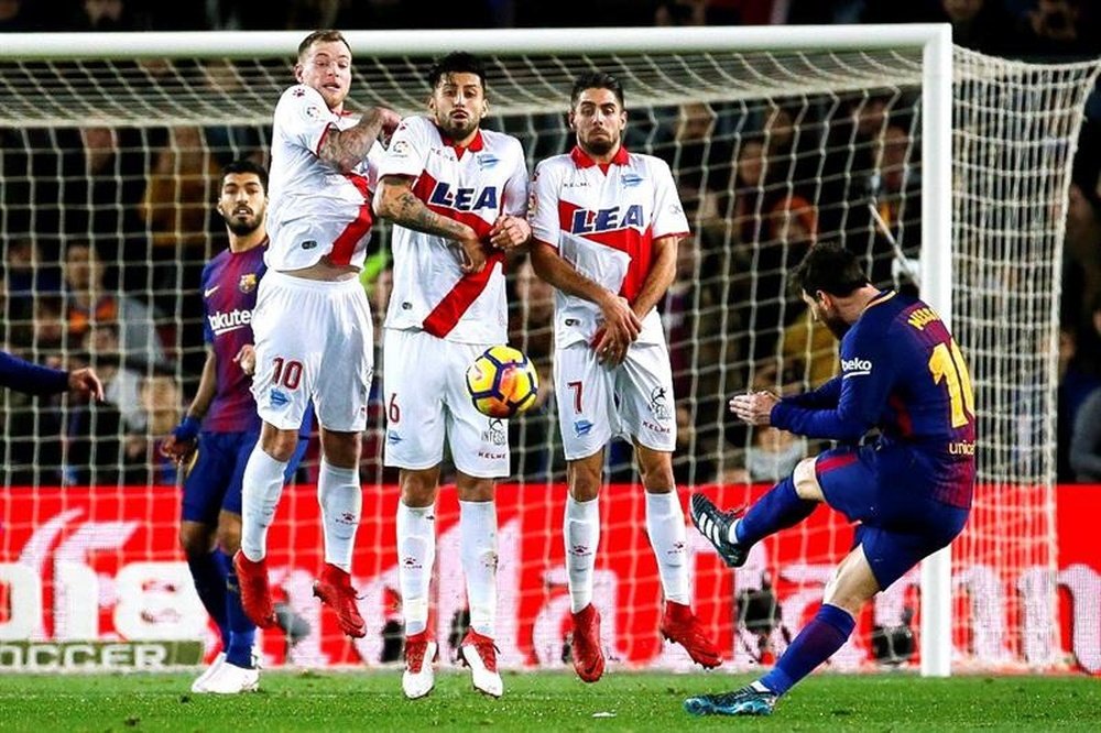 Messi scored the winner. EFE