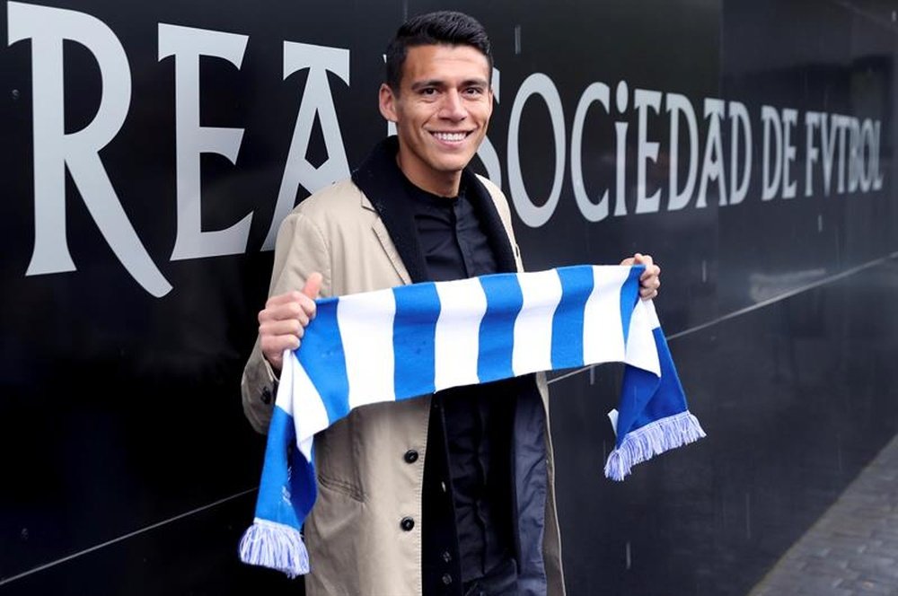 Héctor Moreno jugará la Europa League con la Real. EFE