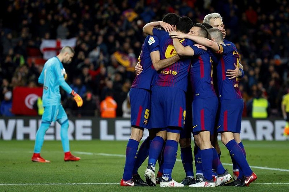 Barcelona are the first team in LaLiga history to go 39 consecutive matches without defeat. EFE