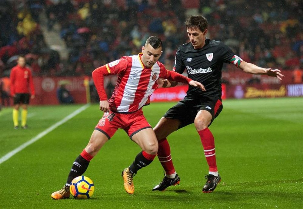 Borja García halagó a Cristiano Ronaldo, próximo rival del Girona en Liga. EFE