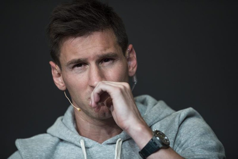 Messi, concienciado con la lucha contra el cáncer. EFE/Archivo