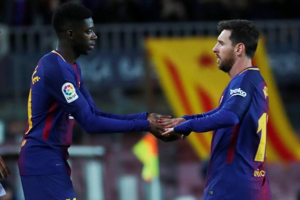 Dembélé habría hecho saltar las alarmas en el Barça. EFE