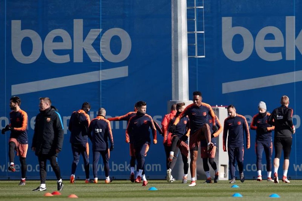 El vestuario del Barça respeta al Madrid. EFE