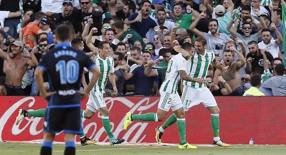 Le Betis voudra renouer avec le haut du tableau. EFE