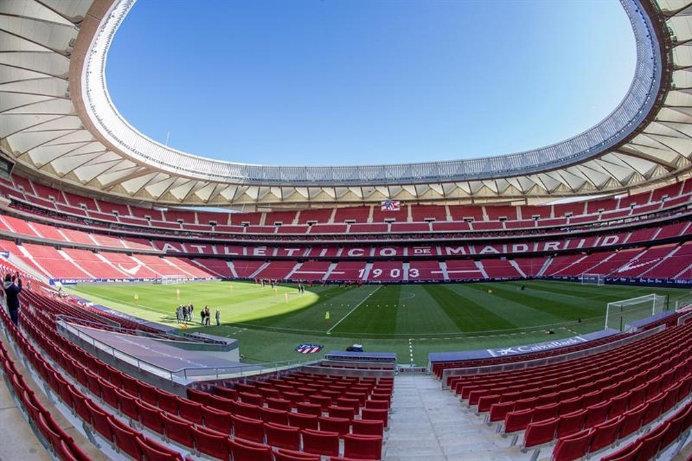 El Atleti-Madrid CF se jugará en el Wanda Metropolitano. EFE/Archivo