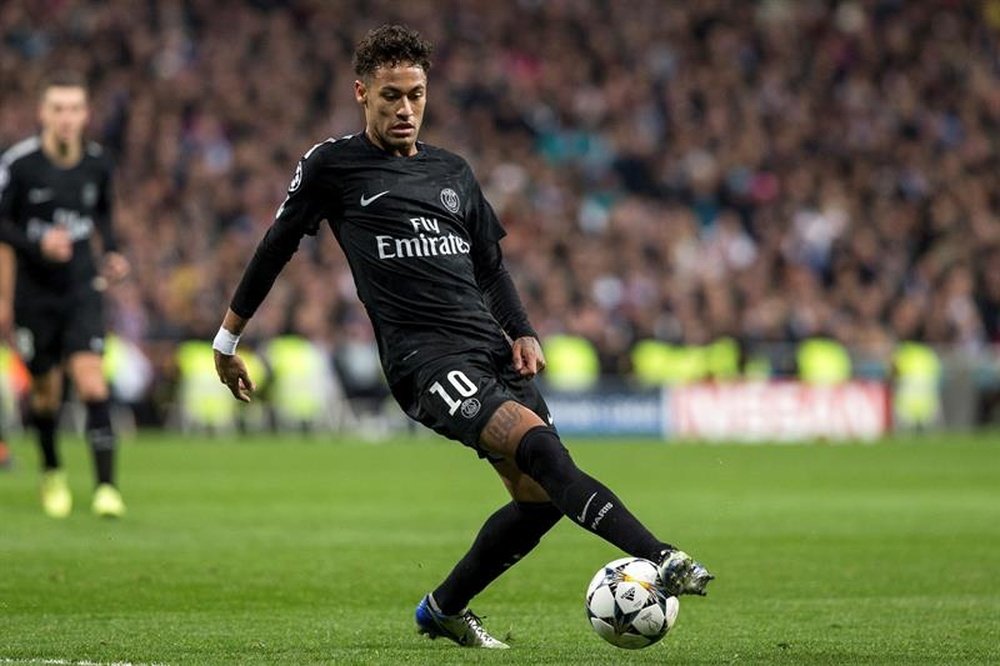 Neymar batió un récord en el Bernabéu que no valió para nada. EFE