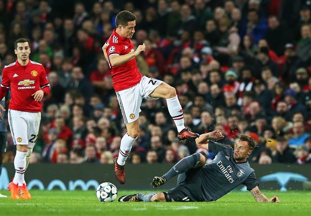 Ander Herrera is in the final year of his contract. EFE/Archivo