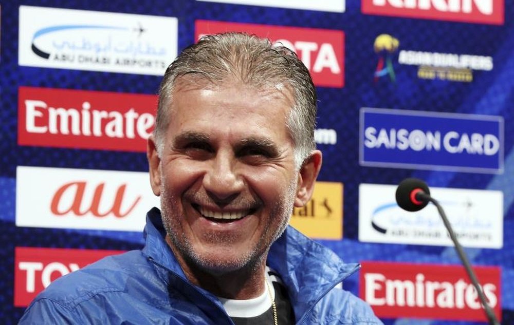 L'iran, premier arrivé. EFE