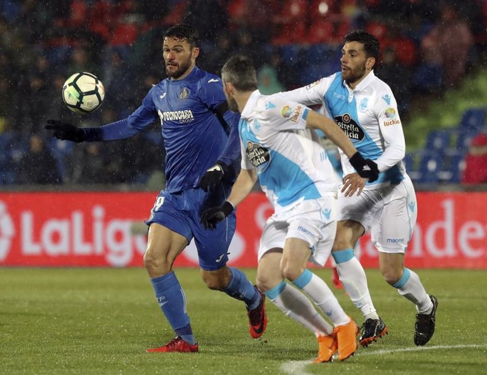 Jorge Molina lamentó la derrota frente al Levante. EFE