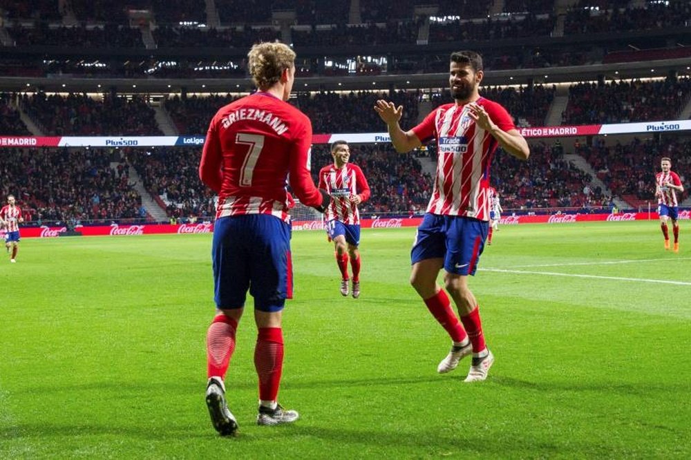 Thanks to Costa, Griezmann is shining bright once again. EFE