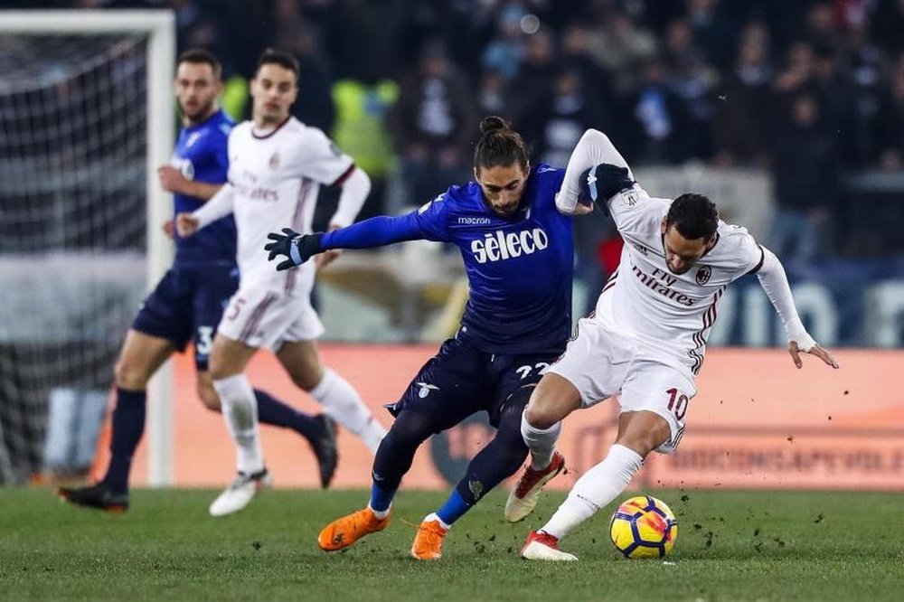 L'Olimpico de Roma vibrera pour Lazio-Milan. AFP